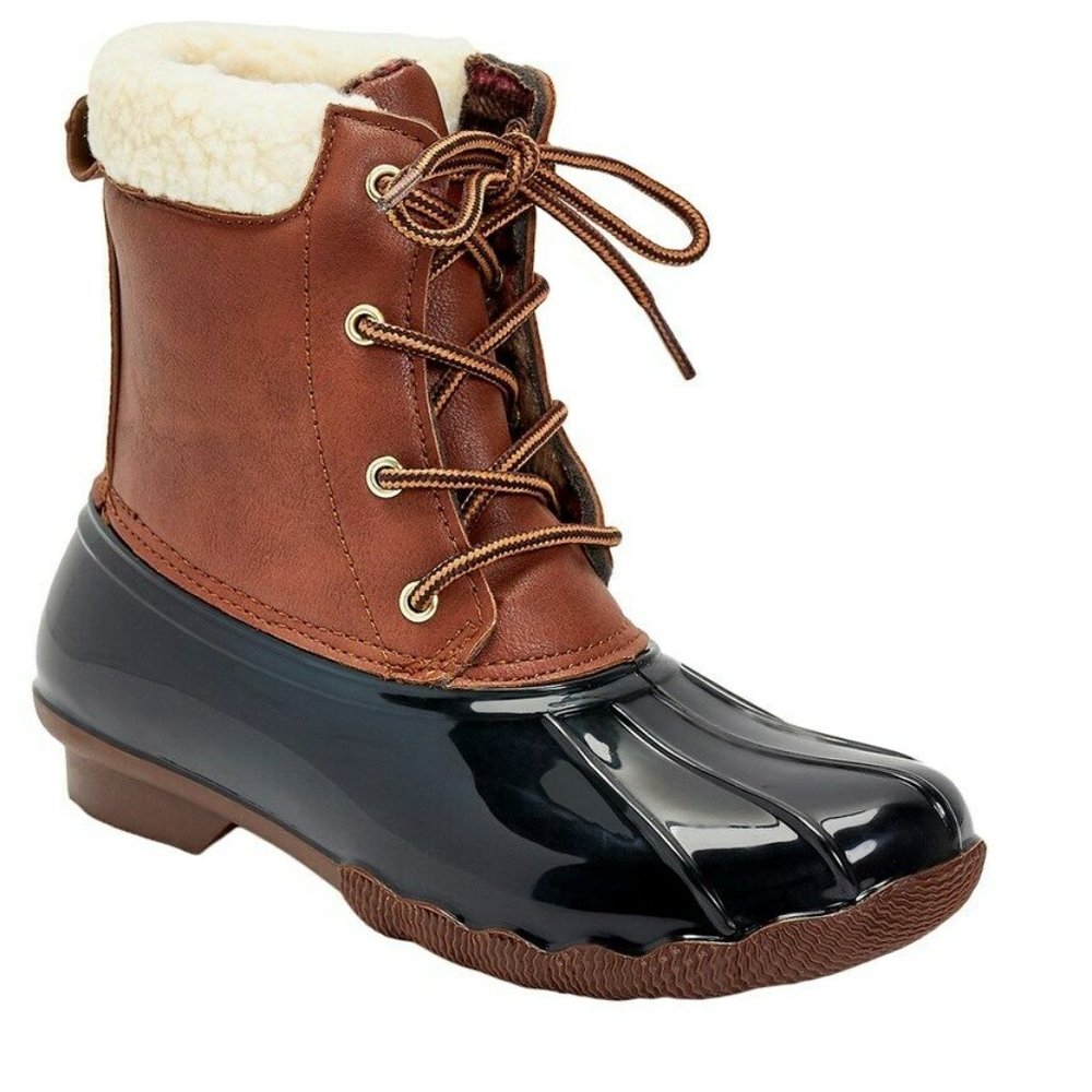 Adrienne Vittadini Duck Boots Size 1 or 3 for Big Girl
